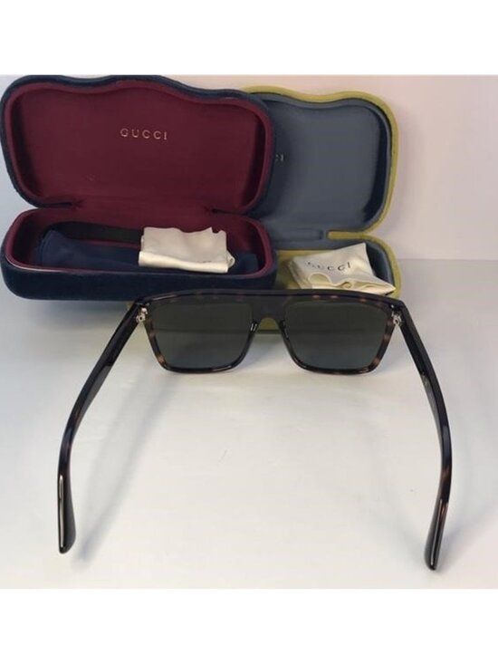 ? - New Authentic Gucci Green Browline Sunglasses GG0748S 003 main image 9
